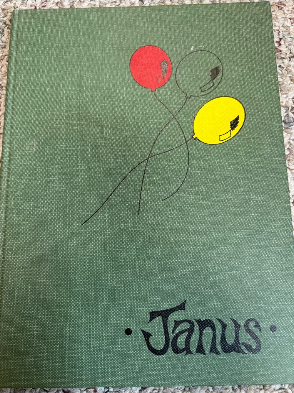 Vintage Auburn NY Auburn Community College Yearbook Janus